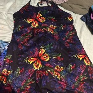 Constantly Varied Gear Butterfly Burst Mini Dress